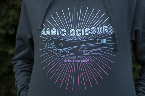 Magic Scissors Tee Detail
